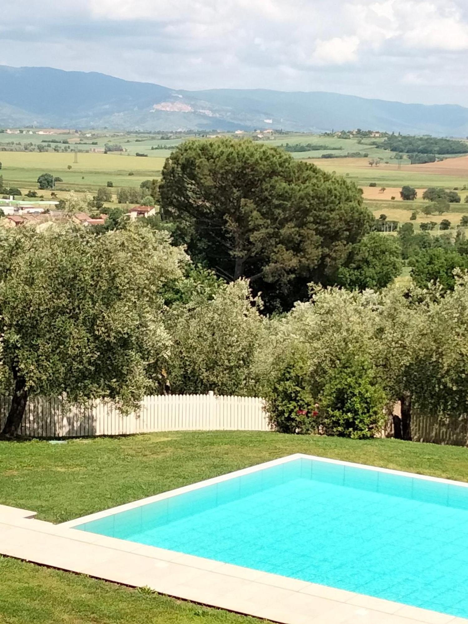 Villa Spaccasole Su Cortona Foiano Della Chiana Luaran gambar